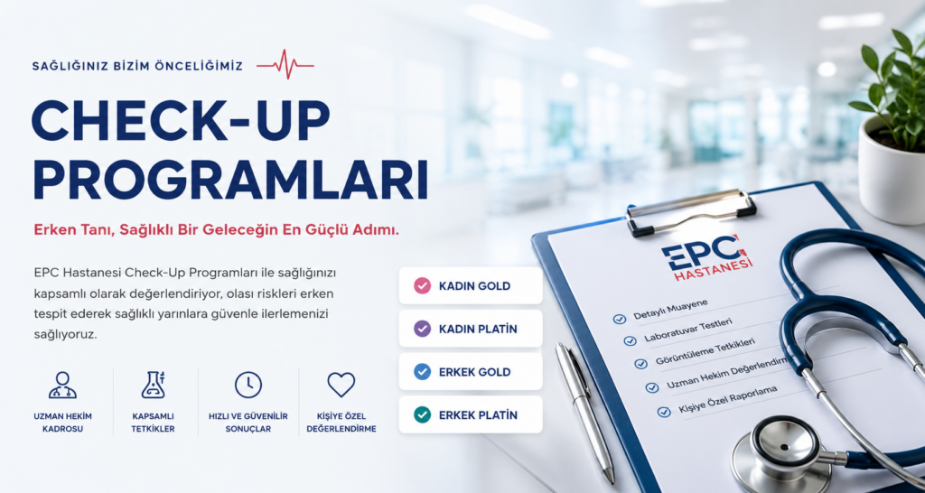 Adana EPC Hastanesi check-up ve kişiye özel koruyucu sağlık değerlendirmesi görseli